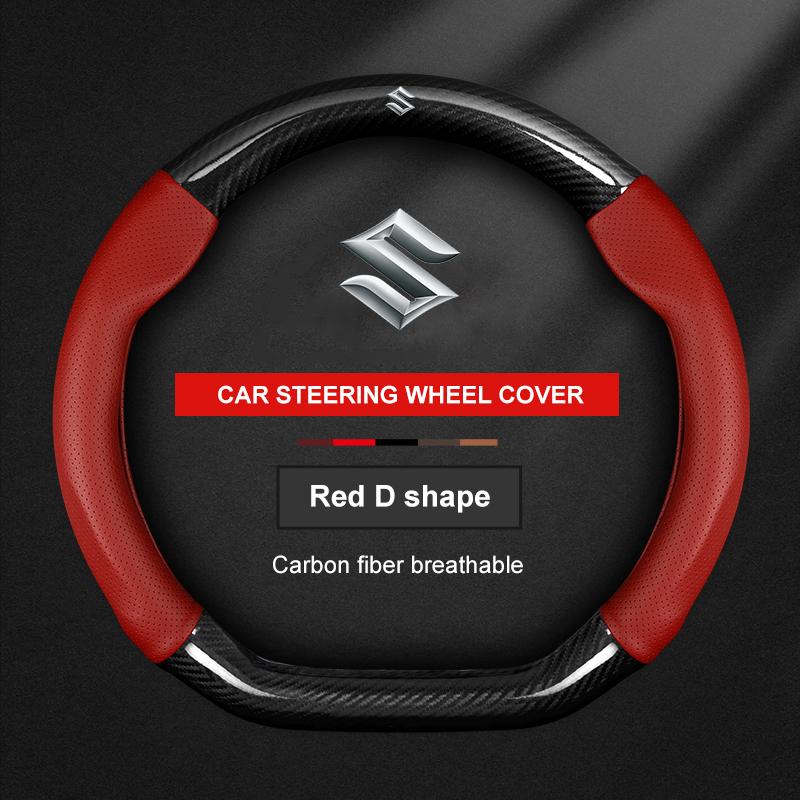 TLIN5 Cat Steering Wheel Cover For Suzuki Ignis Jimny SX4 S-Cross Swift Grand-Vitara Aito Baleno Celerio Ciaz Equator Ertiga Samura