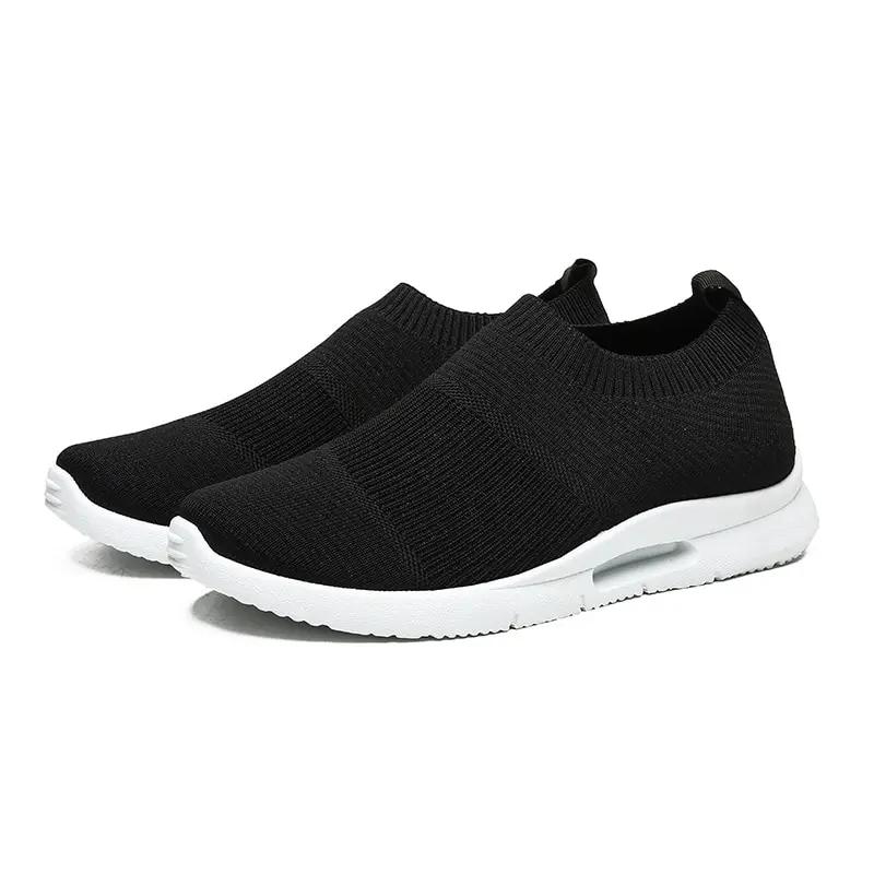 2025Womens Light Running Shoes Jogging Shoes Breathable Women Sneakers Slip On Loafer Shoe Momens Casual Shoes Unisex Sock Shoes