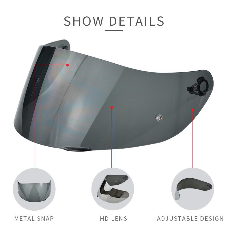 HD Colorful Helmet Lens - Dustproof, Sandproof, Splashproof for K1, K3SV, K5