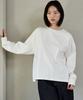 Marop 5115 Crop Oversized T-Shirt (Ivory)