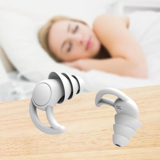 1 Pair Ear Plugs Sound Insulation Soft Silicone Waterproof Sleeping Earplugs for Swimming