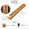 ZARRR Incense Holder, Horizontal, Stylish, Yoga Incense Holder, Natural Bamboo, Magnetic Lid & Cleaning Kit Included, Supervised by an International