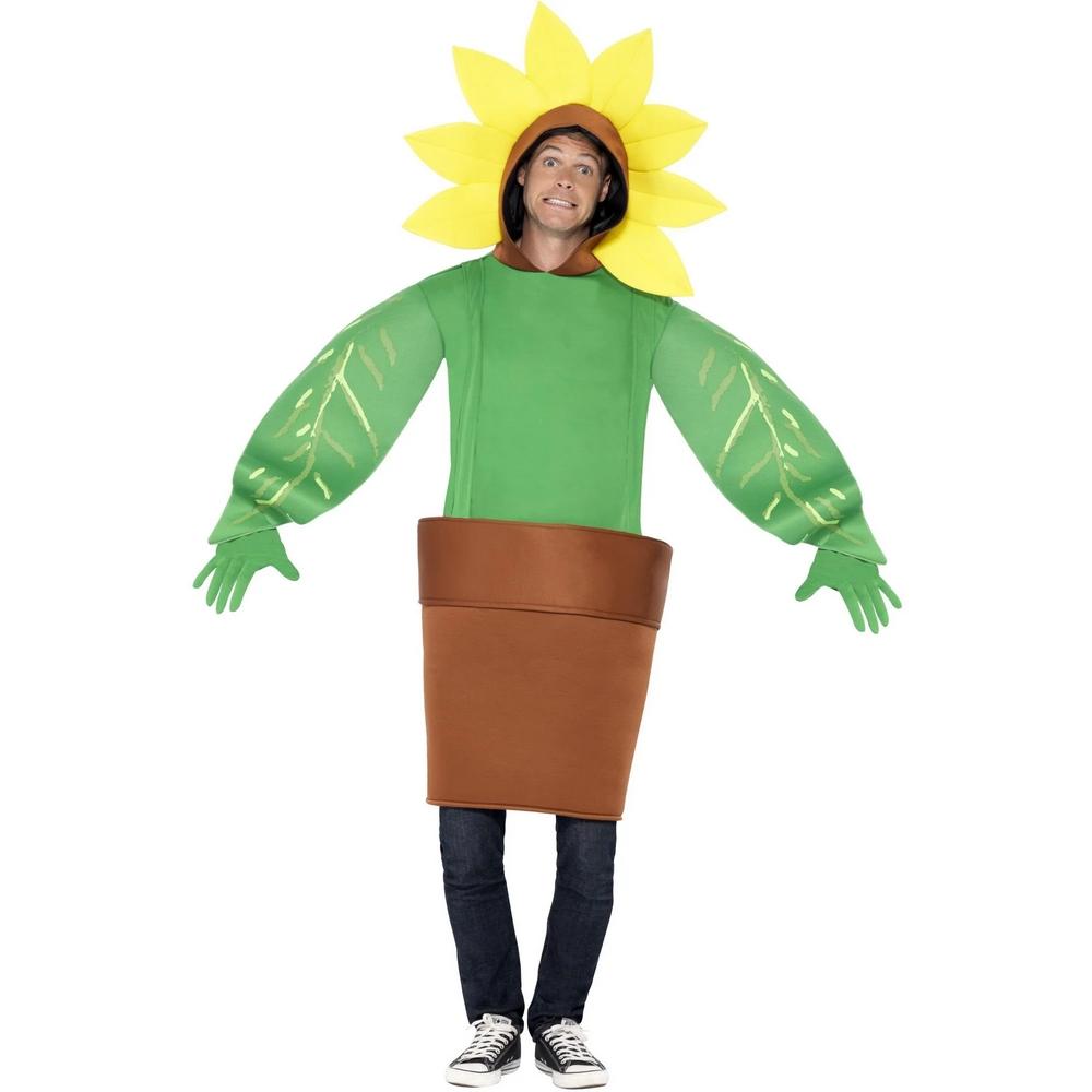 Smiffys Unisex Adult Sunflower Costume Set