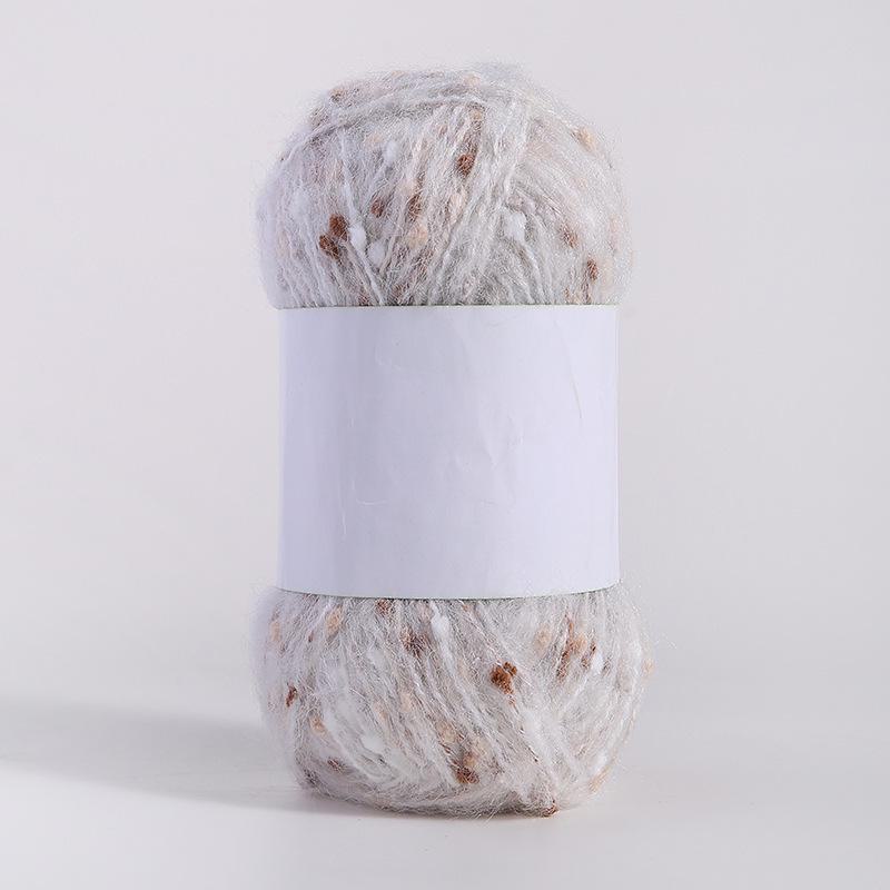 Kolorowa moherowa polarowa ręcznie tkana nić DIY do szalików, czapek, toreb, ubrań i lalek