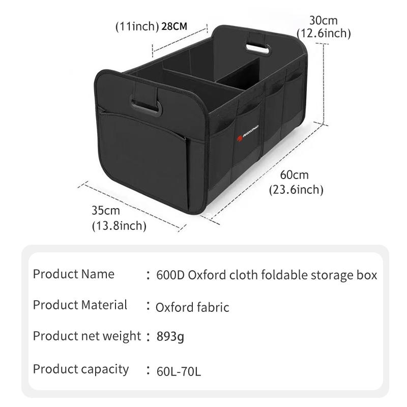 For Mazda Car Trunk Storage Bag Large Capacity Collapsible Cargo Storage Tool Travel Trunk Box 3 6 2 CX-3 CX-4 CX5 CX9 CX3 CX4 IUE2