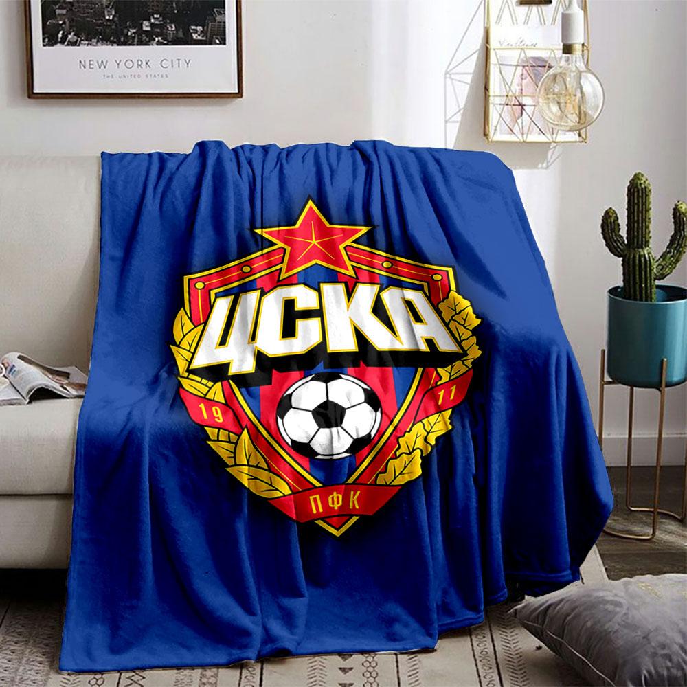 CSKA Soccer Emblem Blanket for all seasons blanket lunch break throw gift