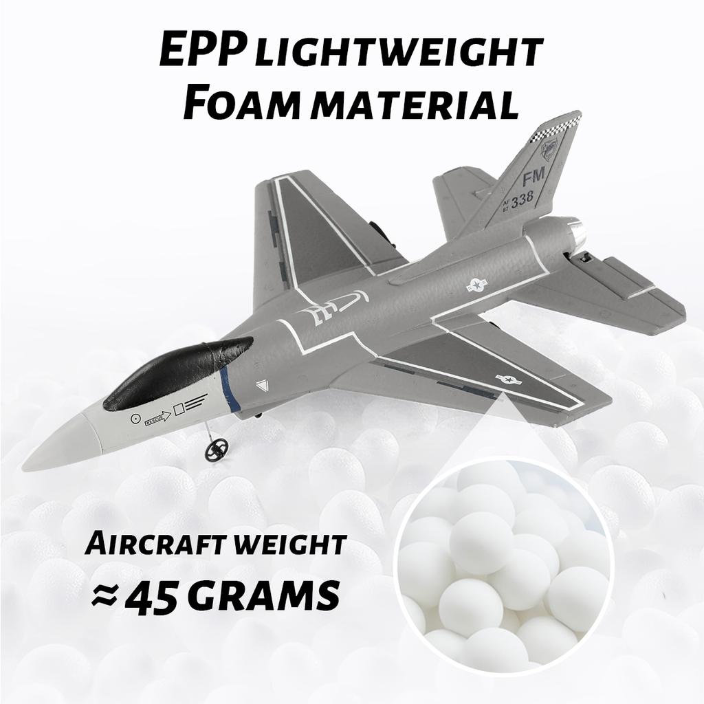 F16 Remote Control Fighter 3CH 2.4G RC Plane with Axis Gyroscope Flight Self-stabilization System Aircraft Model Toys for Kids
