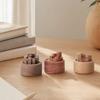 Yangyizhi Holz-Ätherisch-Öl-Diffusor, Buchenholz Aromatherapie Kleiner Runder Diffusor für Zuhause Büros Autos Yogaräume