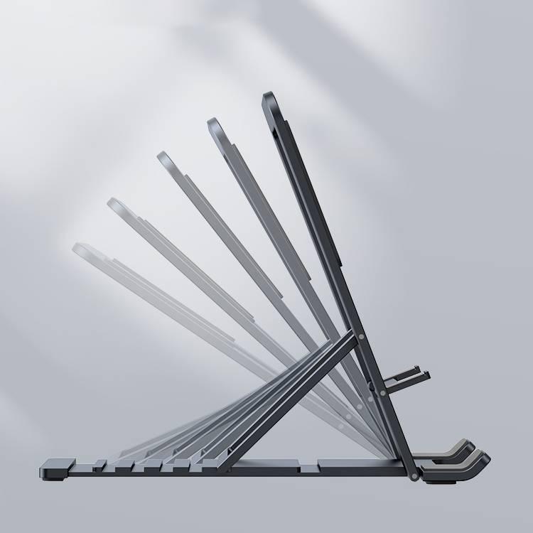 PISEN Alloy Folding Stand for Phones & Tablets: Ideal for Live Streaming, Cooking, or Online Classes.