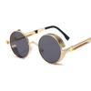 Round Sunglasses Man Gothic Steampunk Sun Glasses for Women Brand Designer Vintage Fashion Metal Shades Eyewear