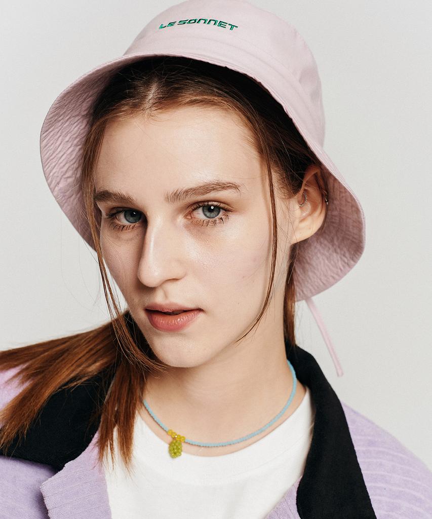 LESONNET Key Logo Bucket Hat Lavender