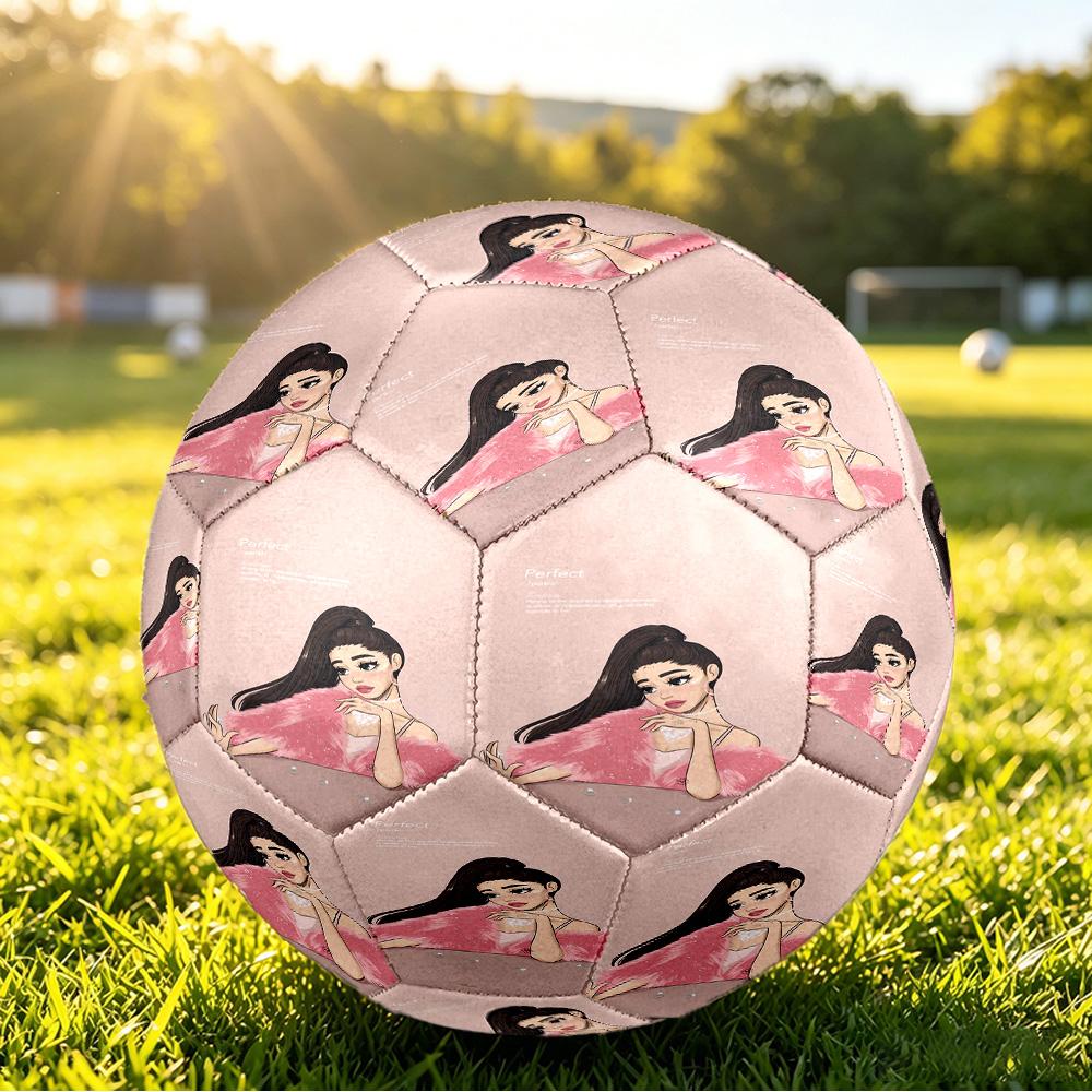 Ariana Grande Size 5 Soccer Ball, Durable Standard Football For Training Match Outdoor Sports