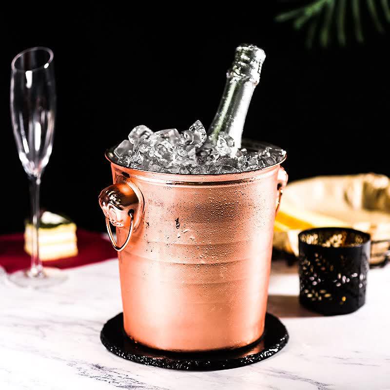 Tiger Head Stainless Steel Ice Bucket
