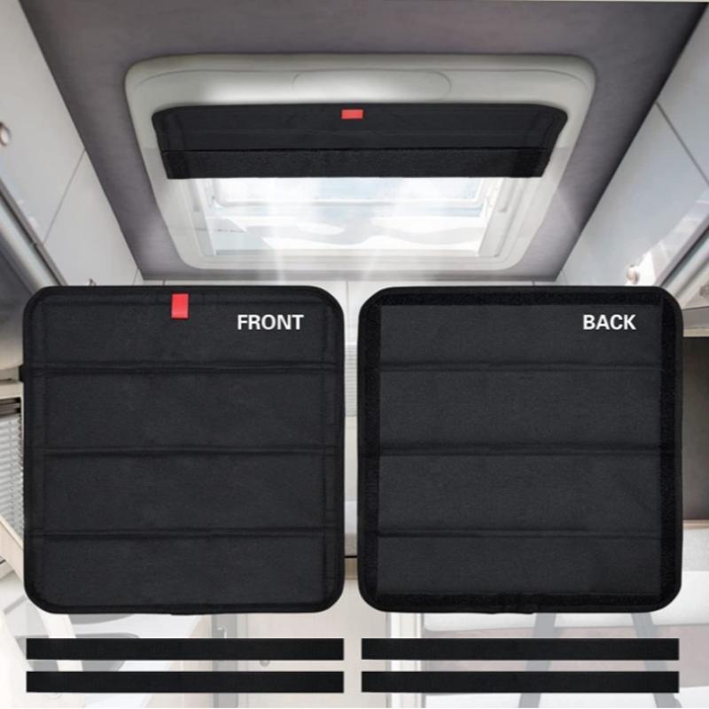 For RV Sunroof Sunshade Foldable Waterproof Material RV Ventilation Window Cover Sunshade Velcro Model