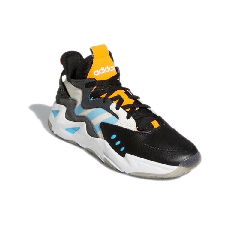 Adidas Neo Blazeon Fabric Round Toe Lace-Up Slip-Resistant Durable Low-Top Casual Shoes Men sneaker Black Blue GZ3913