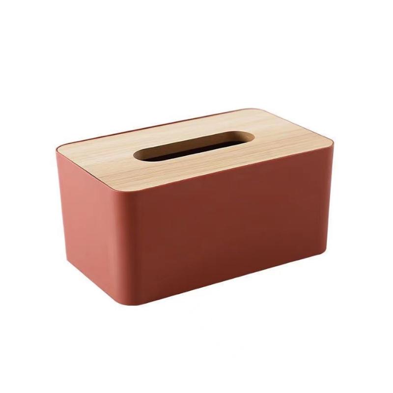Desktop Tissue Box Paper Storage Box Household Living Room Dining Room Coffee Table Simple Multi-functional Paper Box Creative
