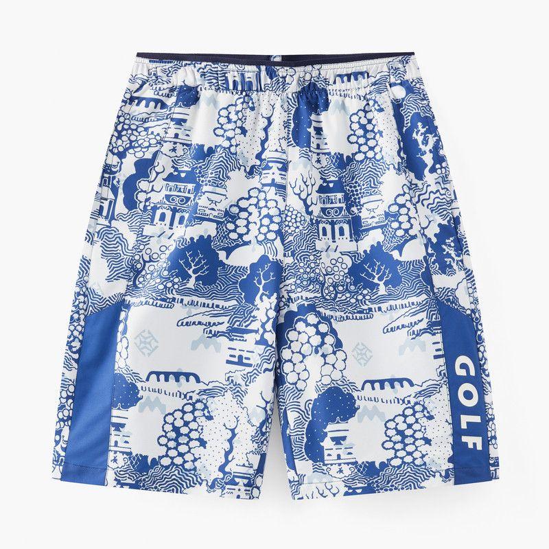 [Golf Series] Mqd Children s Clothing Boys  Quick-Drying Shorts Summer New Style Kids  Casual Shorts Flower color 160