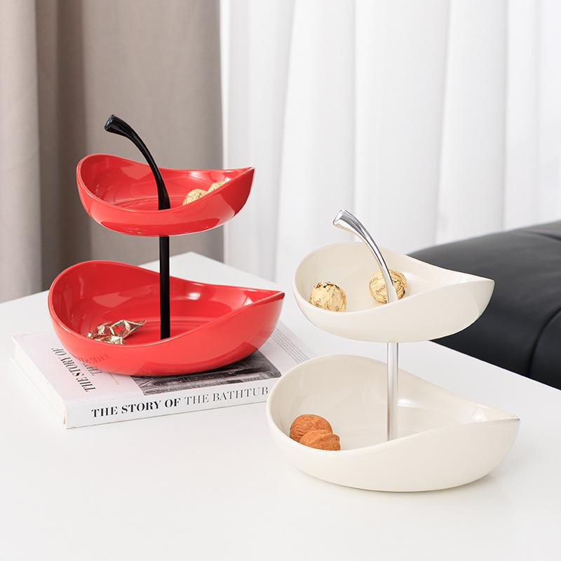 Stylish Ceramic Fruit Bowl for Living Room or Coffee Table Display