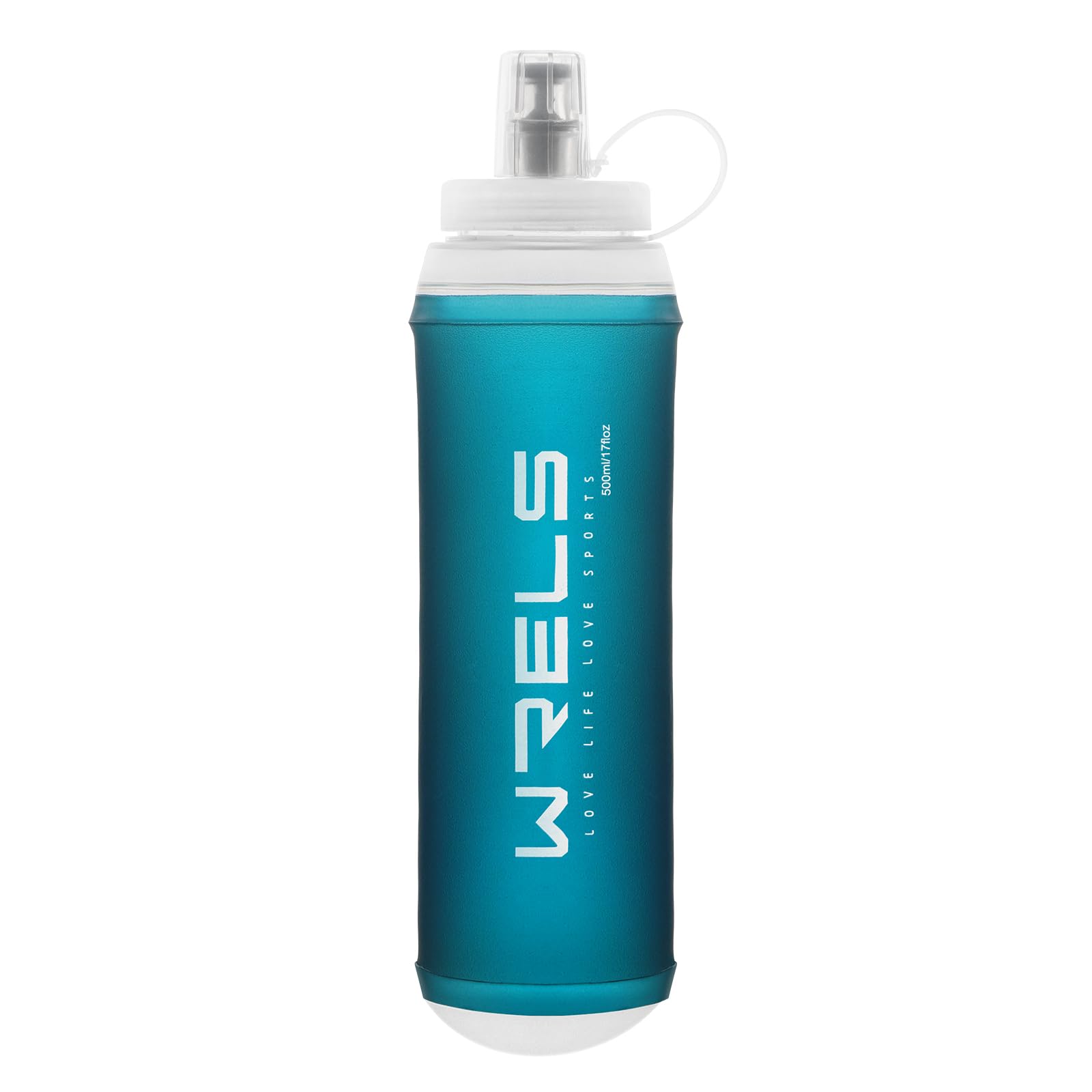 

Soft Flask, 500ml Large Mouth Hydration Bottle, Foldable, Made of TPU, Green, for Running, Trail Running, Trekking, Marathons, and Mountaineering.