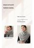Women's 100% Pure Cashmere Hollow Knitted Scarf - Warm & Fashionable for Autumn/Winter