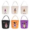 Halloween-Gnome-Muster Canvas-Tragetasche Gnome-Dekorationen Halloween-Party-Dekor