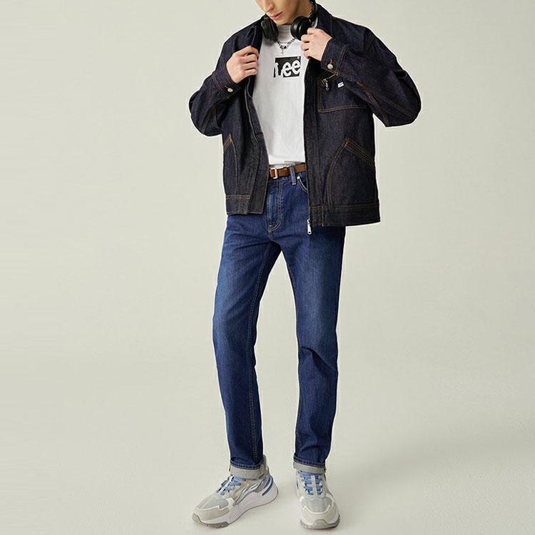 Lee Washed Denim Jacket With Zipper Decoration Men jackets LMT0044996VG00F898L00
