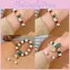 Elegant Handcrafted Resin Cat Paw Beaded Bracelet For Women Geometric Jewelry