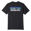 Patagonia Logo Black Size 39174 Men's P-6 Responsibili-Tee, (US M), [Used]