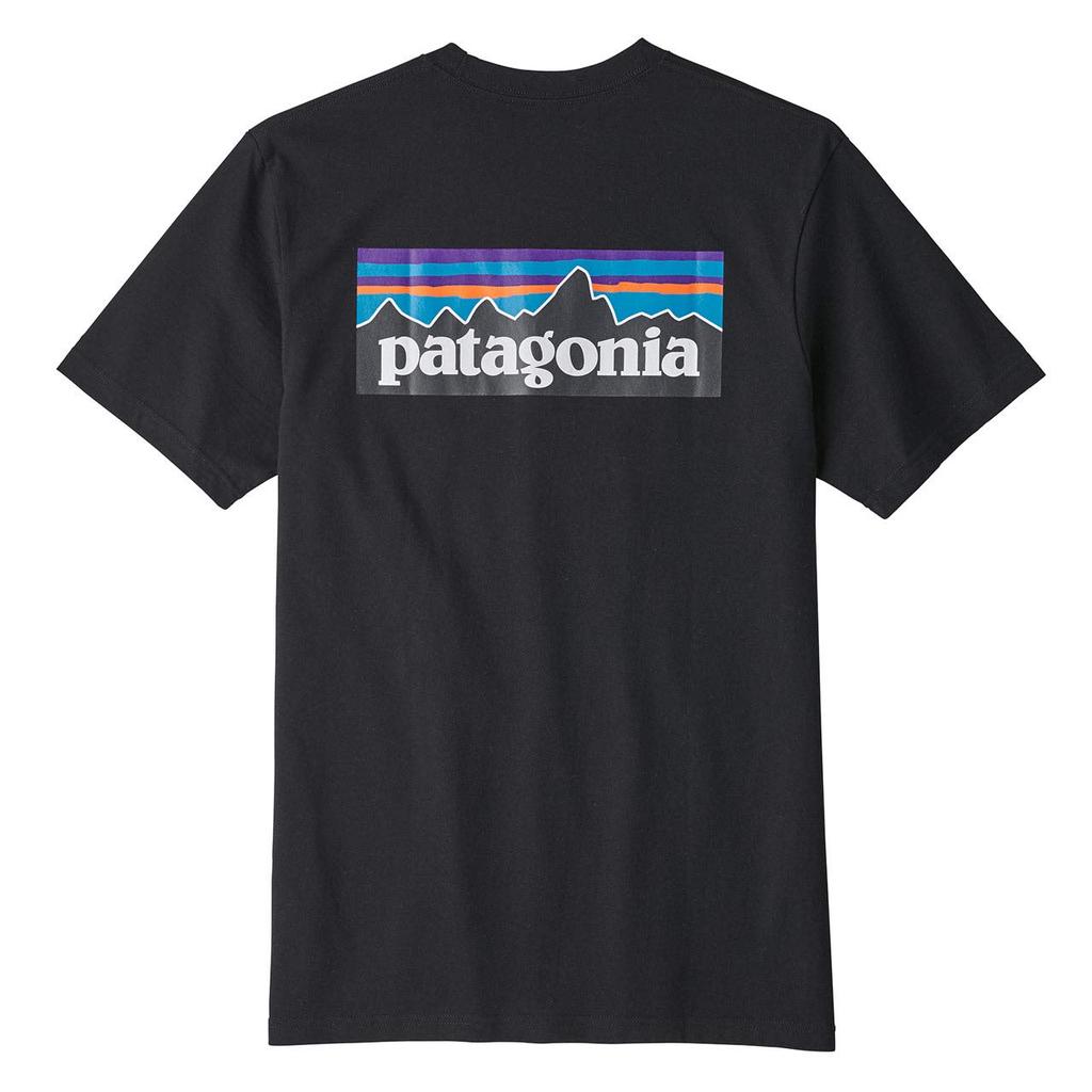 Patagonia Logo Black Size 39174 Men's P-6 Responsibili-Tee, (US M), [Used]