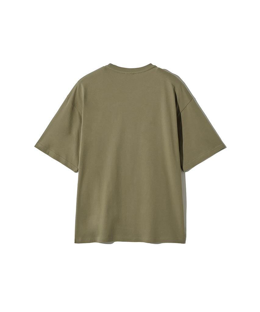 GAKKAI UNIONS Sunshine Embroidered Short Sleeve T-Shirt Olive