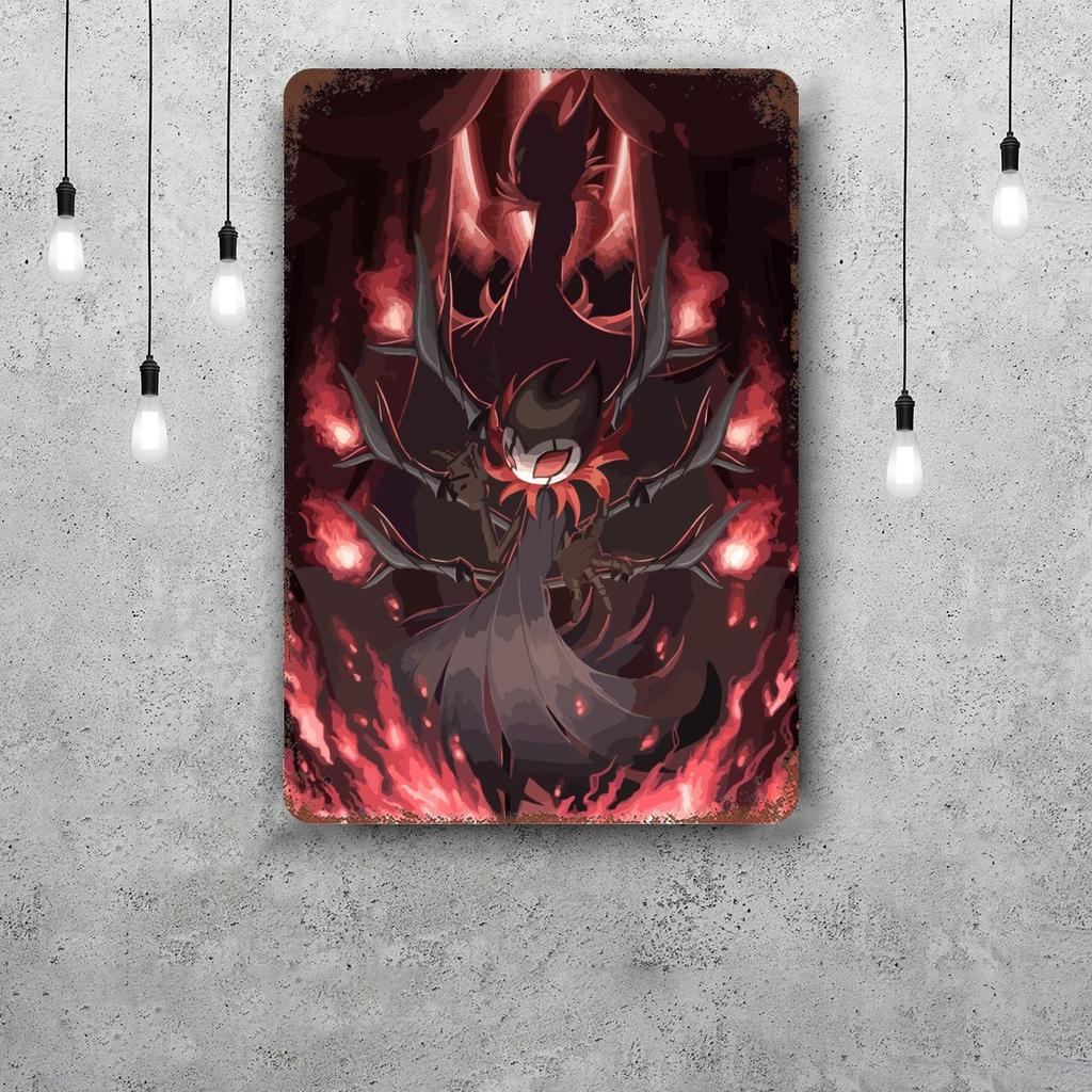 Hollow Knight Decor Poster Vintage Tin Sign Metal Sign Decorative Plaque for Pub Bar Man Cave Club Wall Decoration