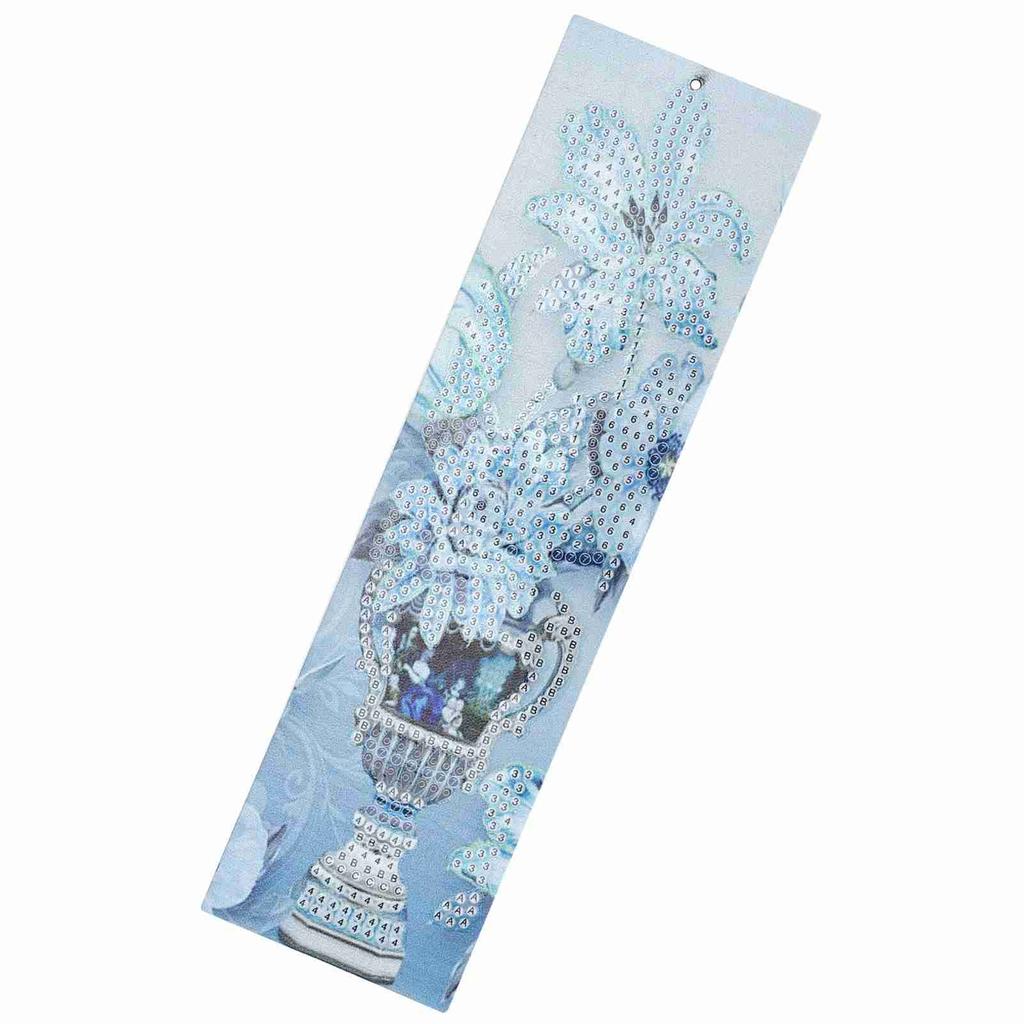 DIY Diamond Painting Bookmarks with Tassel Crafts Gift for Home Office School UseAA390?Vase