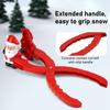 Kids Snow Clip XmasTree Xmas Stocking Santa Claus Elk Snow Clip Toy Educational Toy for Christmas Winter Outdoor Play Snow Beach