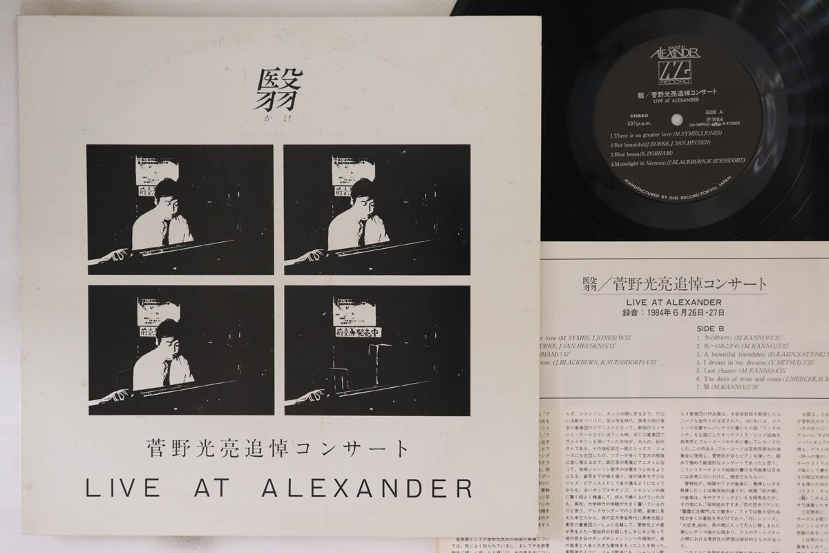 

LP Record VARIOUS - Live At Alexander LM1489 ING AM 1984 Japan Jazz Used