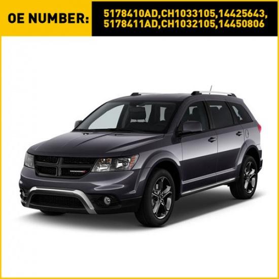 For 2009- Dodge Journey Pair Front Bumper Bracket Support Left & Right Side