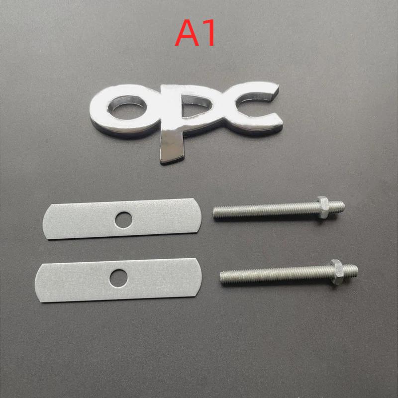 3D Metal Black Chrome Logo OPC Emblem Car Fender Badge Trunk Decal A1