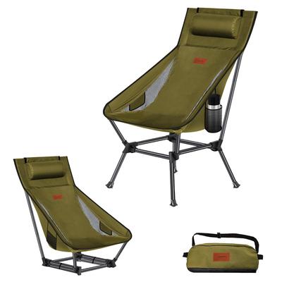 DesertFox Outdoor Camping Niska Z wysokim Rozwiniętym Obciążeniem Kubka Niska Torba do Przechowywania Łatwy do 0098ZG Krzesło, Krzesło 2-kierunkowe, Krzesło, Lekkie, Poduszka, Oparcie,
