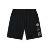 Quick-Dry Solid Geometric Pattern Eco-Friendly Sports Shorts Men Bottoms Black DM8145-045