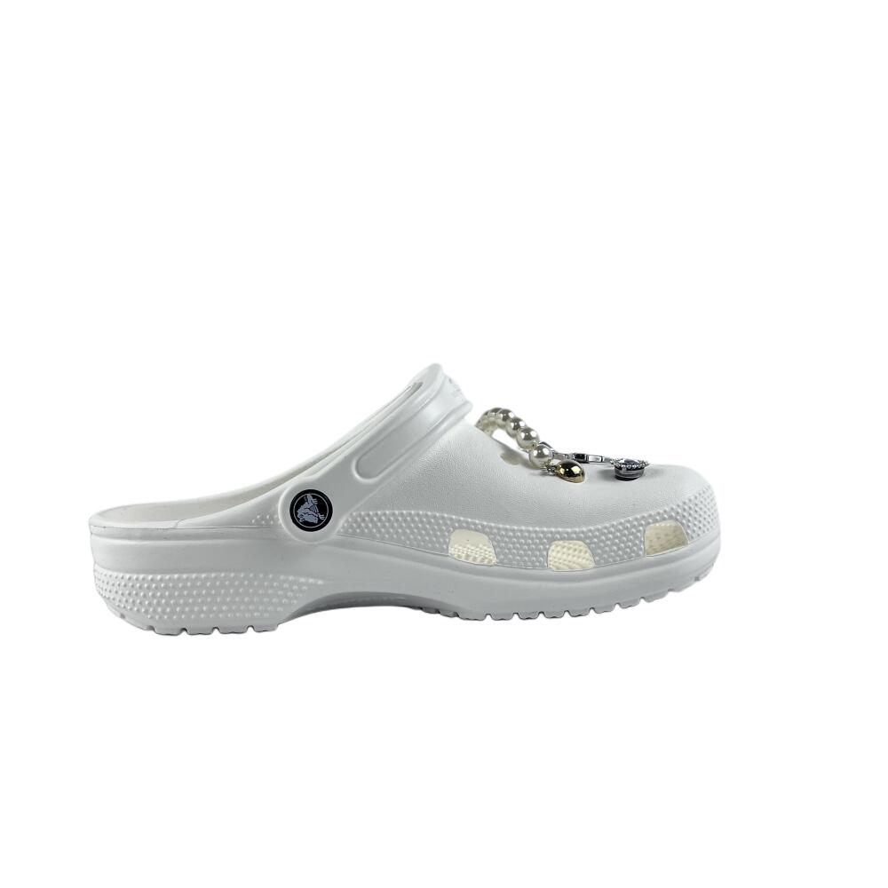 Crocs Classic clog EVA Fashion and Versatile Comfortable and Casual Hole Shoes Unisex White