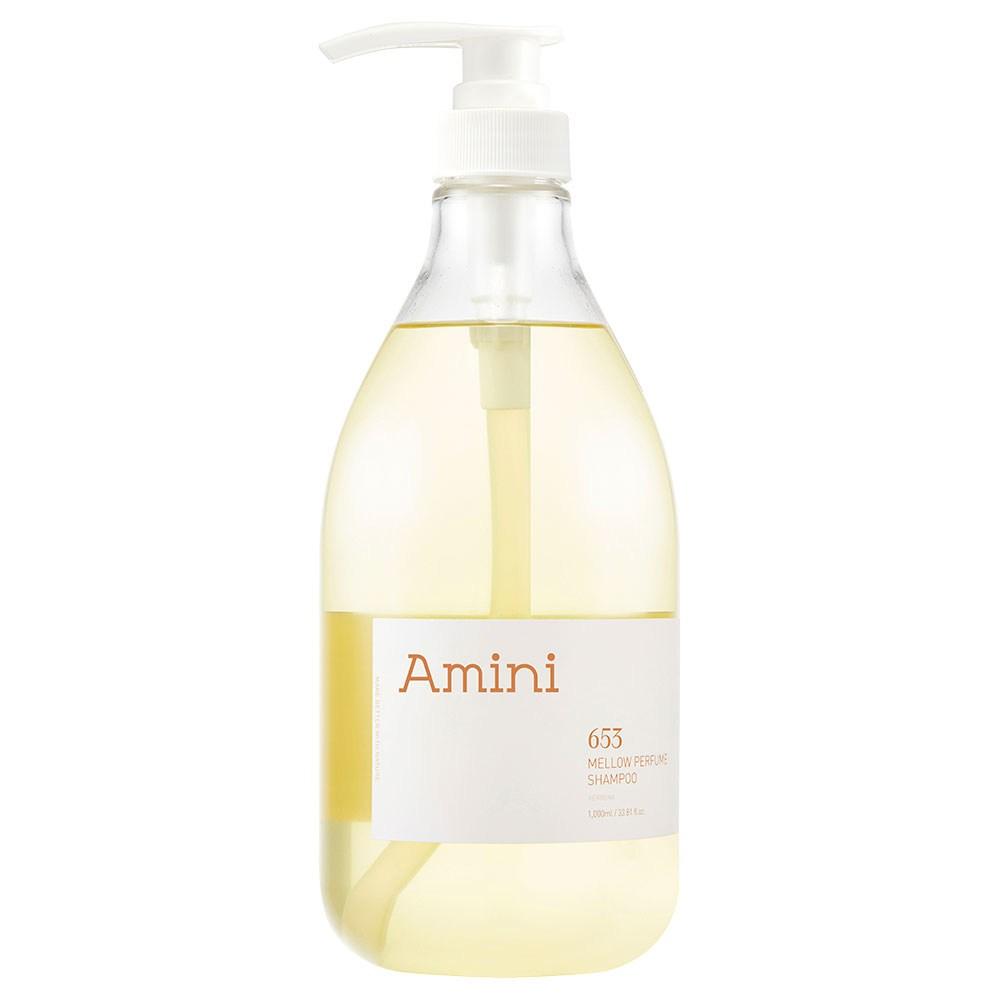 Aminni Mildly Acidic Protein Scalp Care Shampoo Verbena Scent (100% Naturally Derived Surfactants) 1L 1 Pcs