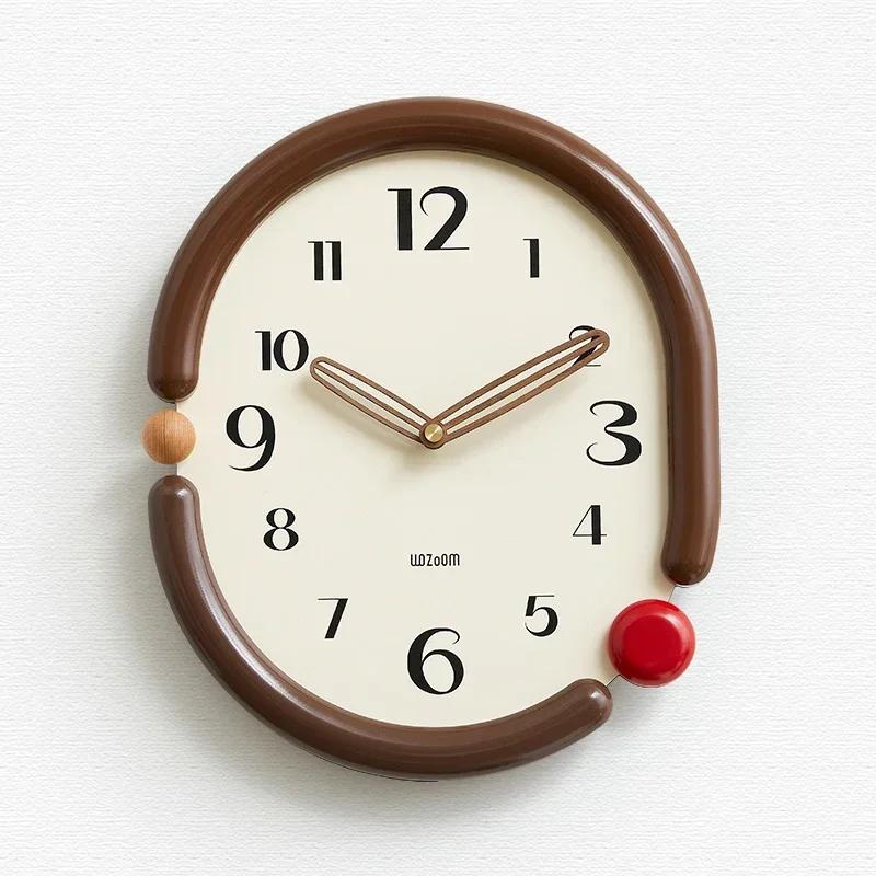 Wall Clock Pendulum Living Room Brief Creative Wall Clock Swingable Luxury Clocks Silent Bedroom Modern Stylish Watch Home Decor