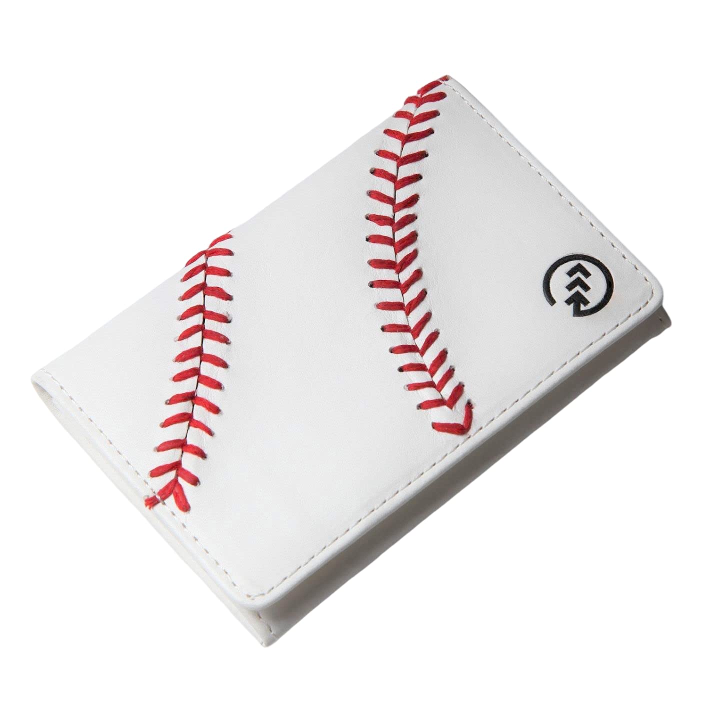

Baseball Leather Business Card Holder White Hand Stitched Rebolld Baseball Gift Card Case Luxury [rebolld]