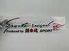 Fighting Spirit Bonnet Sticker Decal General Purpose Seal Waterproof Bonnet