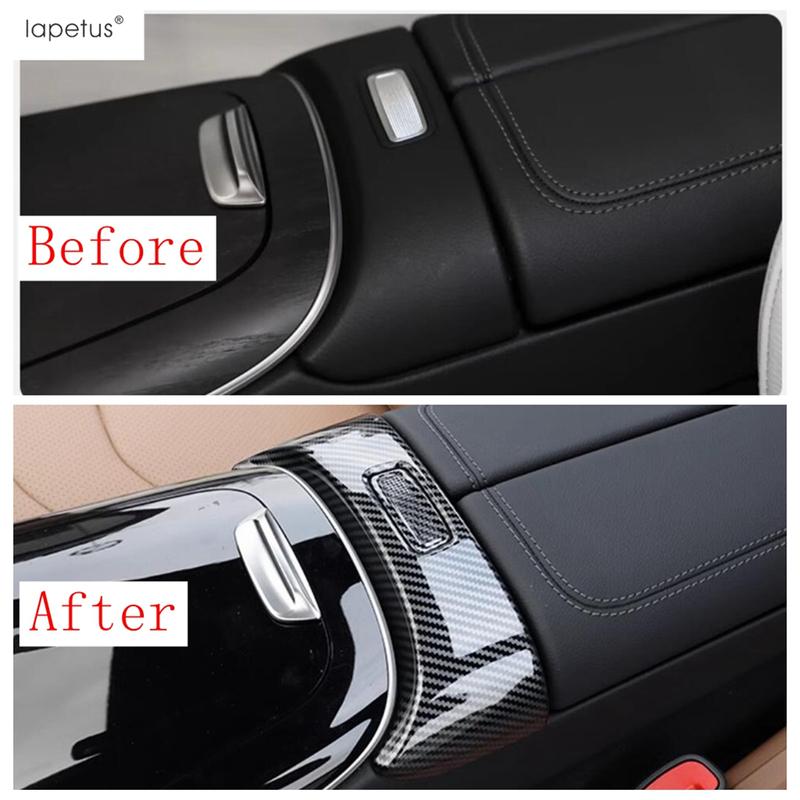 Rear Armrest Box AC Air Panel / Gear Shift / Water Cup / Hand Brake Cover Trim Accessories For Benz E-Class W214 E300 2024 2025