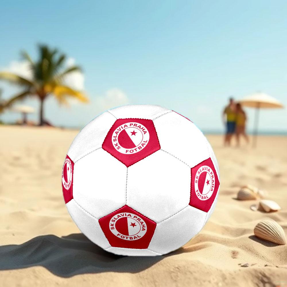 SK Slavia Praha Storlek 5 Fotboll, Maskinsydd PVC, Hållbar & Hög Studs, Passar Alla Åldrar, fan-produkt, matcher & utomhusbruk.