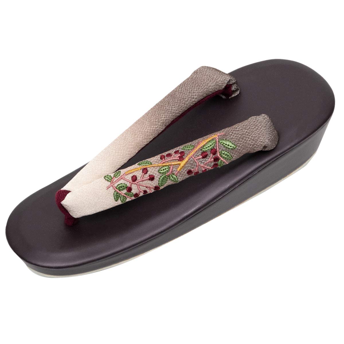 

KYOETSU Zori Sandals with Embroidered Size New Size Straps, R-Core, 35, Women s (LL, 47)