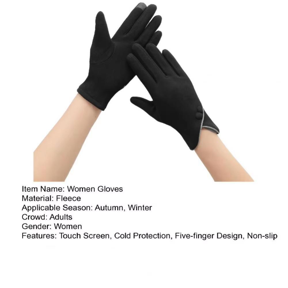 Outdoor German Velvet Gloves Winter Thermal Gloves New Cold Weather Gloves