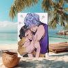 1pc KPop Demon Hunters29 Beach Towel, Comfortable and Thick, and Swimming/Bath/Picnic/Camping Towel, Suitable for Seaside Beaches