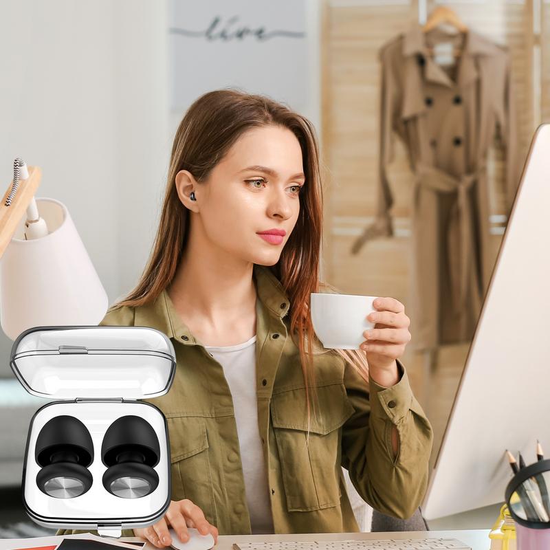 Leise Ohrstöpsel Wiederverwendbare Lärmreduzierende Ohrstöpsel Bequemer Gehörschutz Schützender Weicher Silikon-Ohrstöpsel Schlafhilfe Für