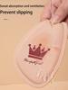 2pcs Letter Graphic Shoe Insoles, Fashion Apricot Insoles For Pumps